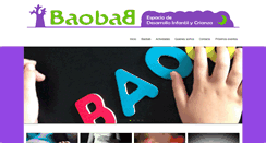 Desktop Screenshot of baobabinfantil.com